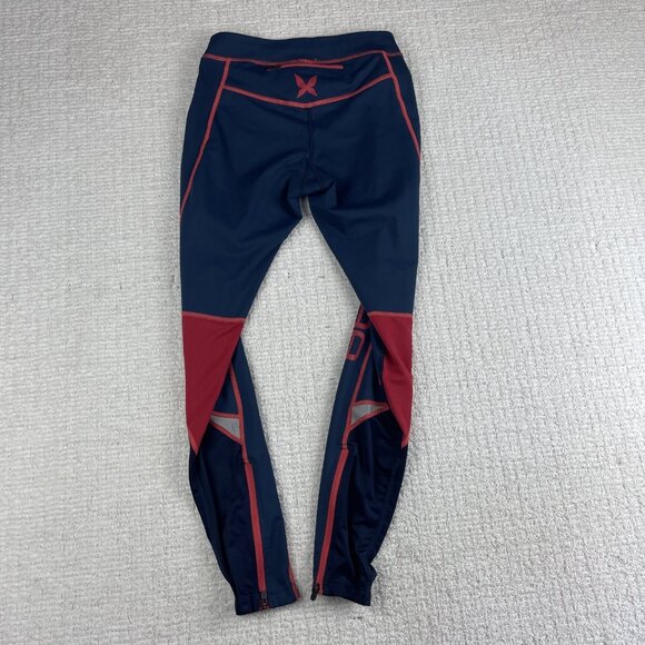 Kari Traa Louise Tights Womens Size SMALL Blue/Pink - Picture 10 of 14